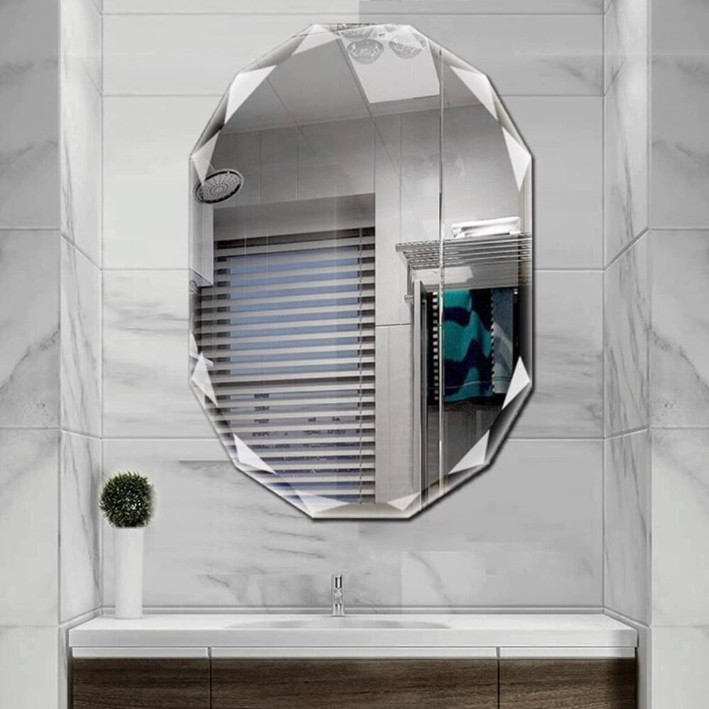 Snugace Oval Beveled Edge Mirror